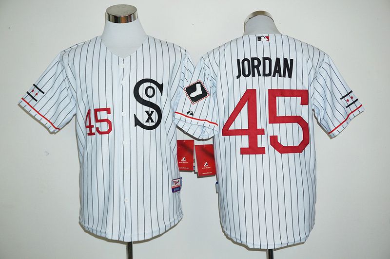 Men Chicago White Sox 45 Jordan White MLB Jerseys